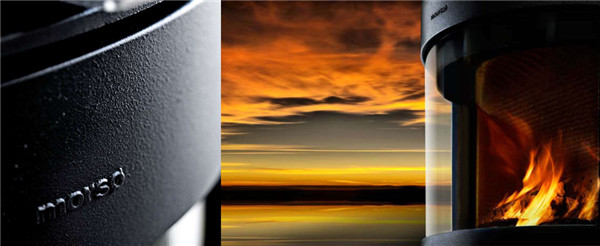 丹麥真火壁爐Morso 5660，墻壁上的風景.jpg