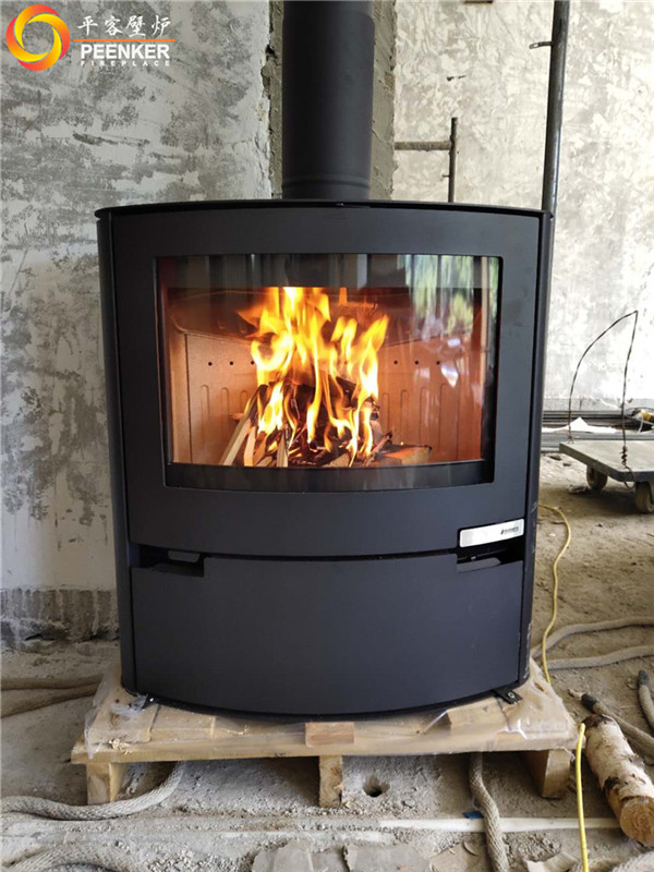 平客壁爐武漢狀元故里丹麥Aduro A15燃木壁爐安裝.jpg