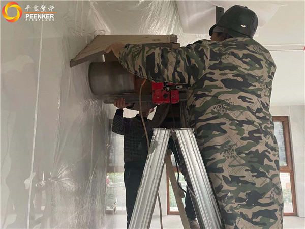 平客壁爐四川德陽廣漢茶室丹麥進口壁爐Aduro A15安裝.jpg