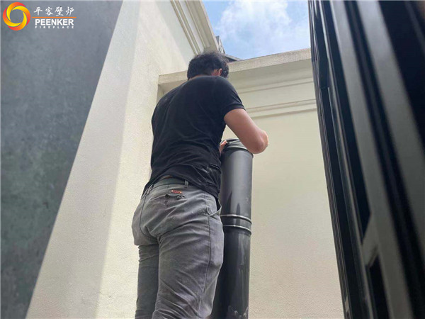 南京高淳雅園丹麥morso 3640真火壁爐安裝.jpg