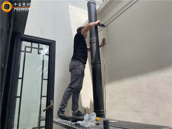 南京高淳雅園丹麥morso 3640真火壁爐安裝.jpg