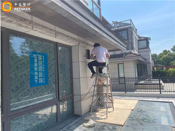 上海朱家角別墅丹麥真火壁爐Morso 3640安裝.jpg