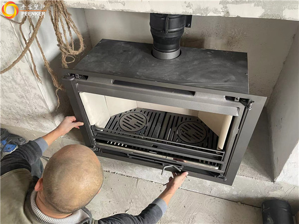 鎮江紫金七號別墅英國Northfire NF85壁爐安裝.jpg