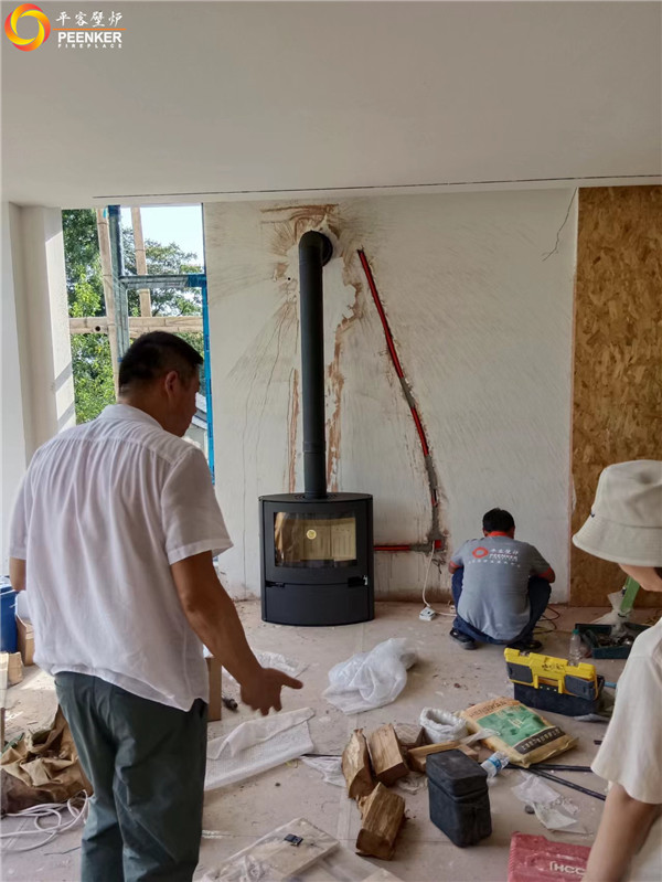 杭州桐廬自建別墅丹麥火爐Aduro A15安裝.jpg