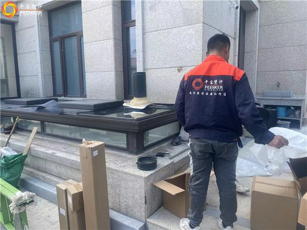 平客壁爐杭州蕭山碧桂園別墅丹麥火爐Aduro 15B安裝.jpg