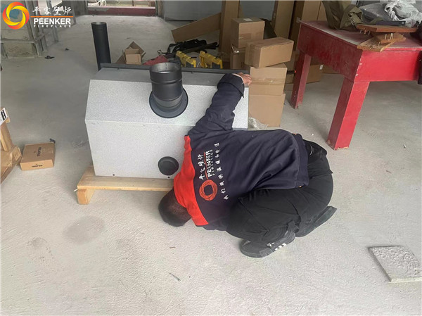 蘇州桃花源別墅丹麥嵌入壁爐Morso S80-90安裝.jpg