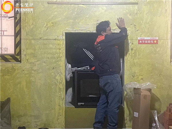 南京臥龍湖別墅丹麥進口壁爐Aduro A5安裝.jpg