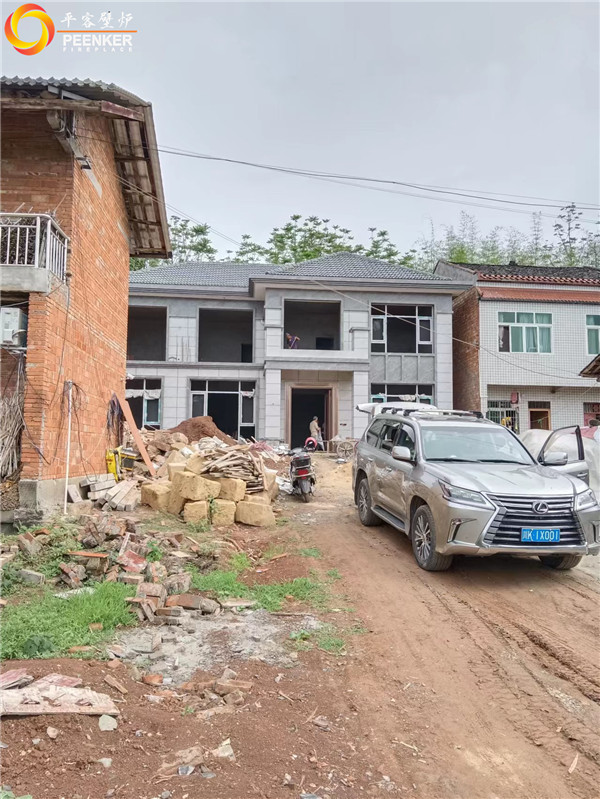 成都威遠自建別墅丹麥鑄鐵火爐morso 3640安裝.jpg