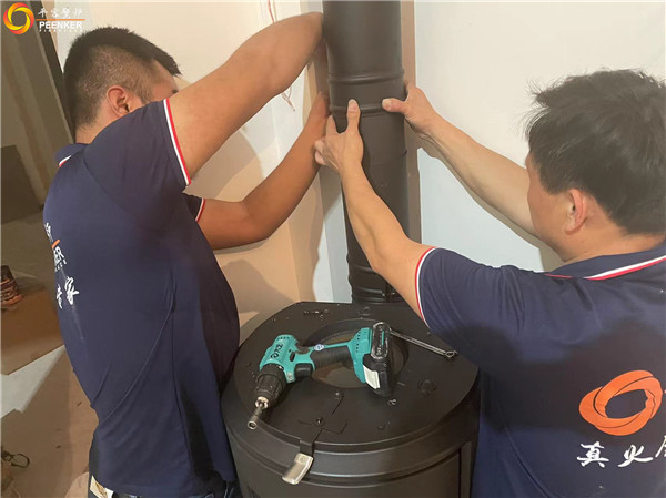 平客壁爐杭州新御景灣別墅丹麥鑄鐵火爐Morso 7943安裝.jpg