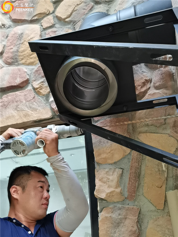 平客壁爐蘇州高爾夫雙湖灣丹麥壁爐Morso 7943安裝.jpg