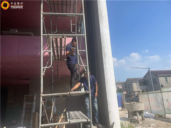 平客壁爐案例 | 揚中別墅嵌入式壁爐丹麥Morso 5660安裝.jpg