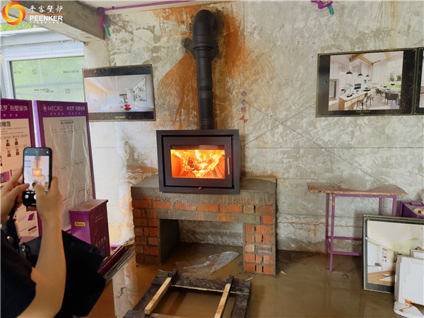平客壁爐蘇州天平風光山莊嵌入壁爐丹麥Morso 5660安裝.jpg