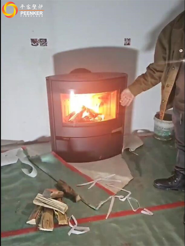 平客壁爐河南別墅丹麥Aduro 15B獨立式火爐安裝.jpg