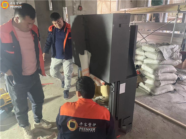 平客壁爐上海東郊花園別墅嵌入式壁爐法國TOTEM F901安裝.jpg