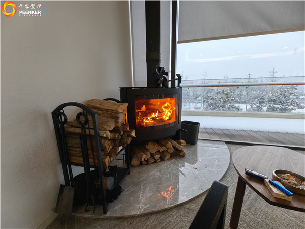 咸陽(yáng)別墅壁爐丹麥Aduro A15寬屏火爐安裝.jpg