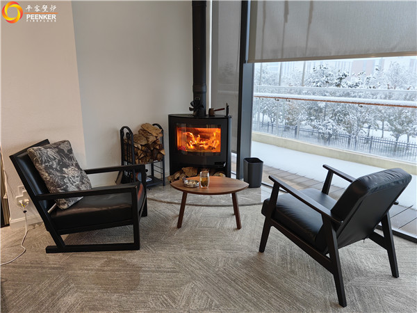 咸陽(yáng)別墅壁爐丹麥Aduro A15寬屏火爐安裝.jpg