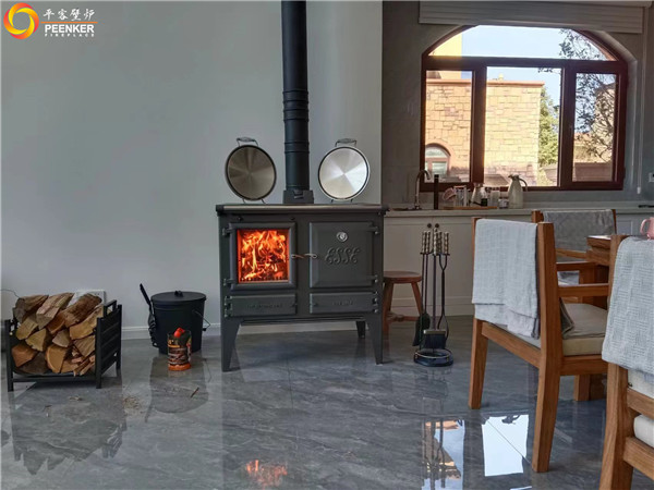 南京高德莊園別墅英國ESSE可做飯取暖壁爐安裝.jpg