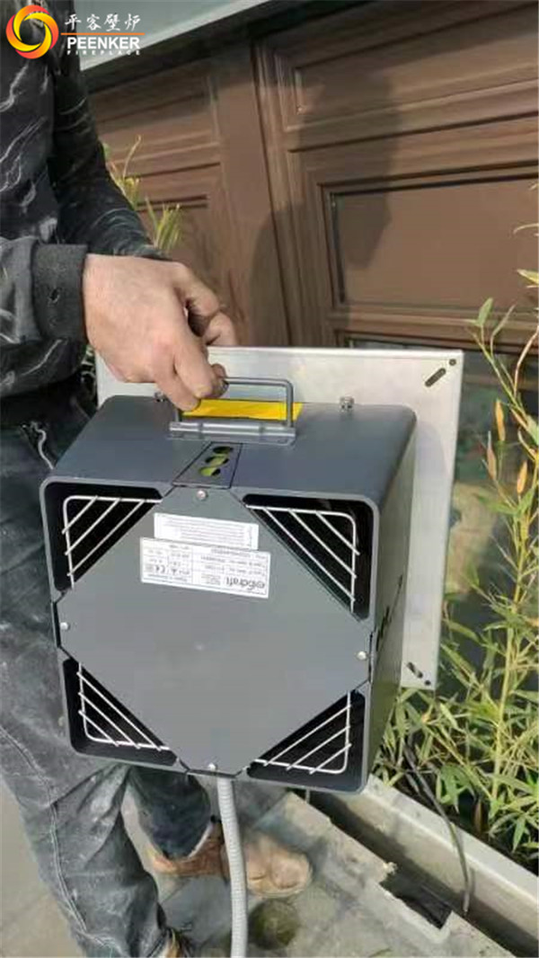 重慶新江與城天越丹麥Morso 2140壁爐安裝.jpg