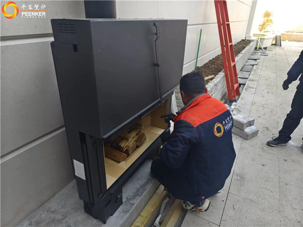 南京鐘山高爾夫別墅法國TOTEM H1000壁爐安裝.jpg