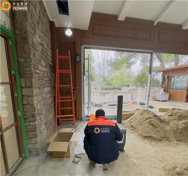 平客壁爐 | 上海高爾夫郡丹麥Aduro A15進口壁爐安裝.jpg