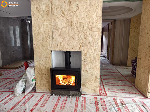 揚州錦苑北區別墅丹麥真火壁爐Morso 5660安裝.jpg
