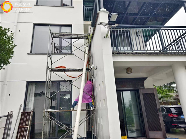 黃山北麓人家丹麥Aduro A17進口壁爐安裝.jpg