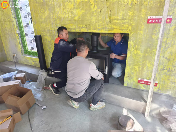 平客壁爐 | 南京山河水別墅英國Fireline嵌入壁爐安裝.jpg