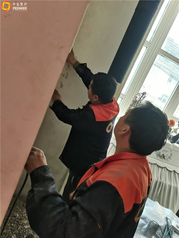 平客壁爐 | 紹興鑒湖景園別墅丹麥Morso 3640壁爐安裝.jpg