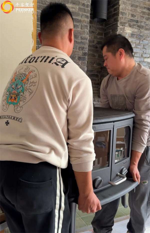 上海徐匯老洋房丹麥Morso 2110火爐安裝.jpg